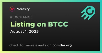 Verasity to Be Listed on BTCC