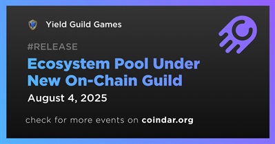 Yield Guild Games to Launch Ecosystem Pool Under New On-Chain Guild