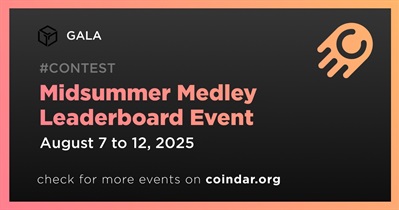 GALA to Launch Midsummer Medley Leaderboard Event From August 7