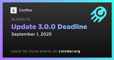 Conflux to Set Update 3.0.0 Deadline on September 1st
