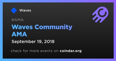 Waves Community AMA