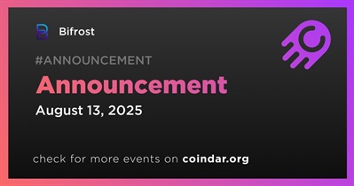 Bifrost to Make Announcement on August 13th