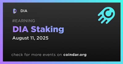 DIA to Add DIA Staking