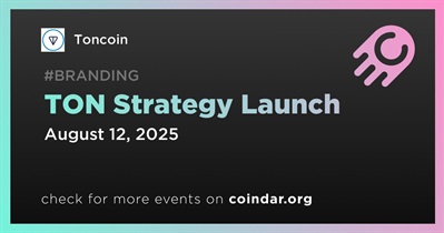 Toncoin to Launch TON Strategy