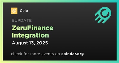 Celo to Be Integrated With ZeruFinance