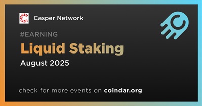 Casper Network to Launch Liquid Staking for CSPR in August