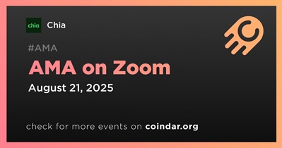Chia to Hold AMA on Zoom on August 21st