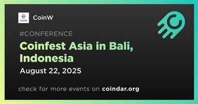 CoinW to Participate in Coinfest Asia in Bali on August 22nd