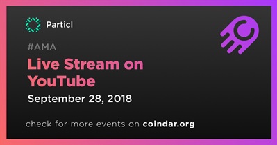 Live Stream on YouTube