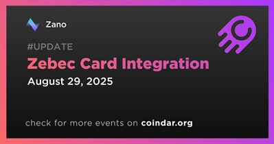 Zano to Be Integrated With Zebec Card