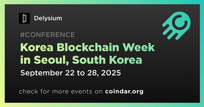 Delysium to Participate in Korea Blockchain Week in Seoul on September 22nd