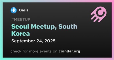 Oasis to Host Meetup in Seoul on September 24th