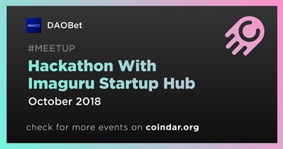 Hackathon With Imaguru Startup Hub