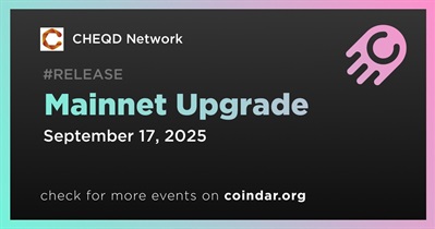 CHEQD Network to Release Mainnet Upgrade on September 17th
