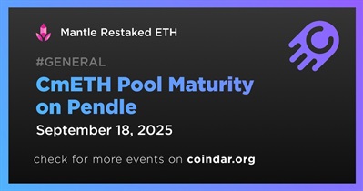 mETH Protocol Announces CmETH Pool Maturity on Pendle by September 18th