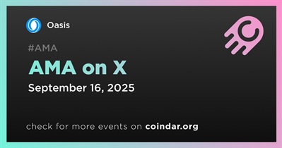 Oasis to Hold AMA on X on September 16th