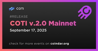 COTI to Release COTI v.2.0 Mainnet on September 17th