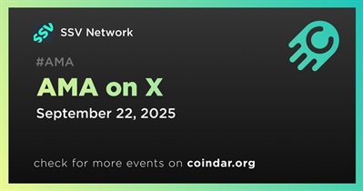 SSV Network to Hold AMA on X on September 22nd