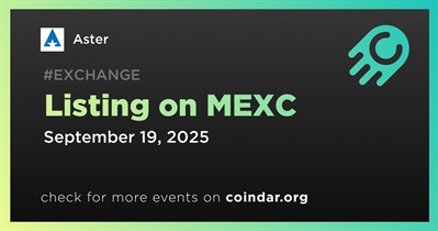 Aster to Be Listed on MEXC