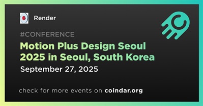 Render to Participate in Motion Plus Design Seoul 2025 in Seoul on September 27th