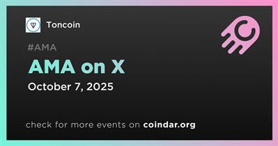Toncoin to Hold AMA on X on October 7th