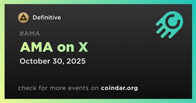Definitive to Hold AMA on X on October 30th
