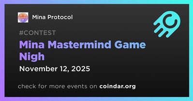 Mina Protocol to Host “Mina Mastermind Game Night” on November 12