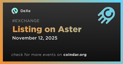 DeXe to Be Listed on Aster