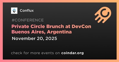 Conflux to Host Conflux to Host Private Circle Brunch at DevCon Buenos Aires on November 20 on November 20
