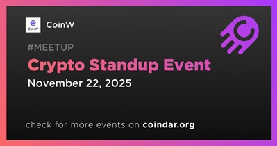 CoinW to Host Crypto Standup Event on November 22