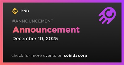 BNB to Make Announcement on December 10th