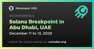 Metamask USD to Participate in Solana Breakpoint in Abu Dhabi on December 11th