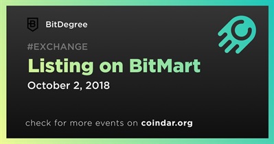 Listing on BitMart