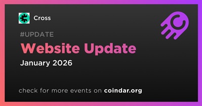 Cross to Update Website in January