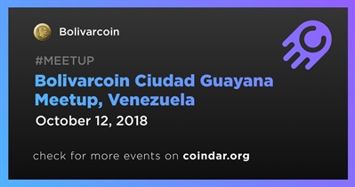 Bolivarcoin Ciudad Guayana Meetup, Venezuela