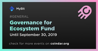 Governance for Ecosystem Fund