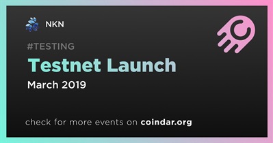 Testnet Launch