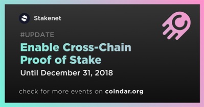 Enable Cross-Chain Proof of Stake