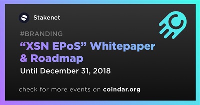 “XSN EPoS” Whitepaper & Roadmap