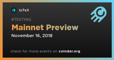Mainnet Preview