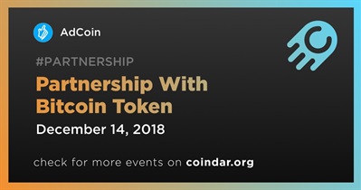 Partnership With Bitcoin Token