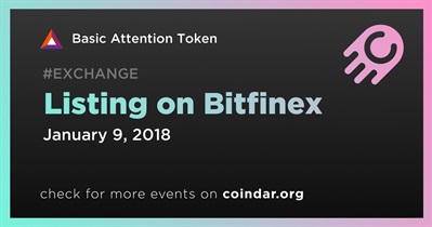 Listing on Bitfinex