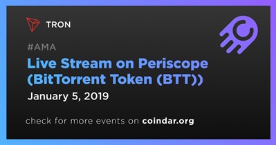 Live Stream on Periscope (BitTorrent Token (BTT))