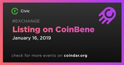 Listing on CoinBene