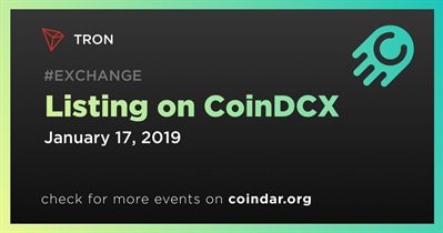 Listing on CoinDCX