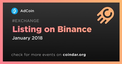 Listing on Binance