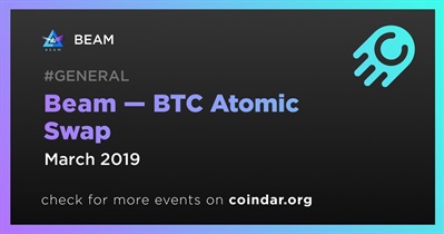 Beam — BTC Atomic Swap