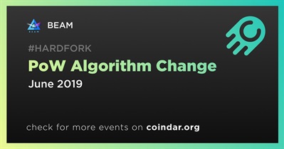 PoW Algorithm Change