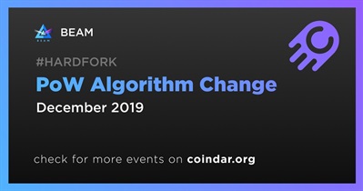 PoW Algorithm Change