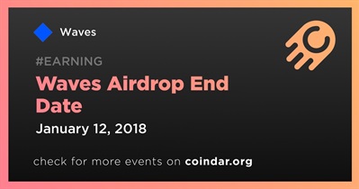 Waves Airdrop End Date